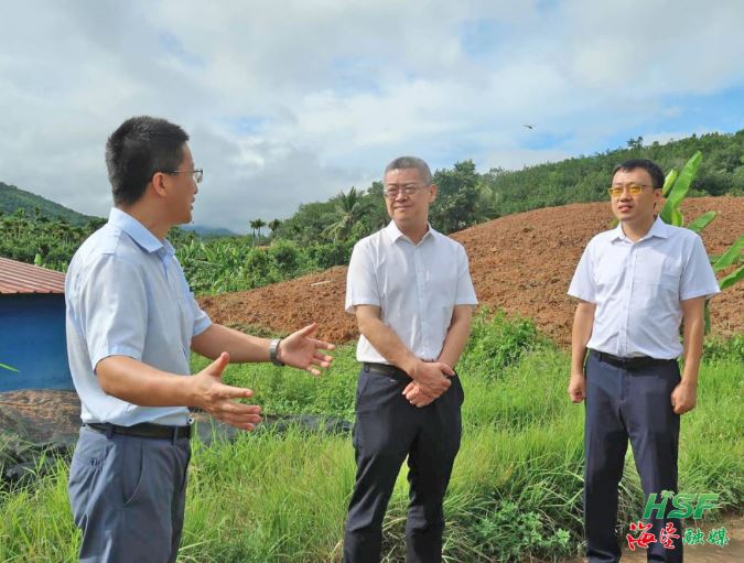 艾轶伦在立才农场公司垦区耕地“非粮化”“非农化”专项整改复耕地块调研。